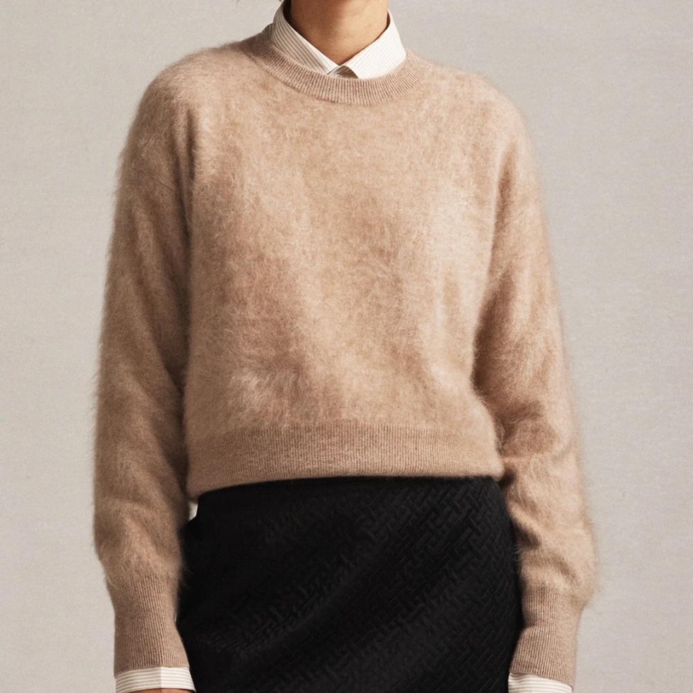 P.Johnson Cashmere Sweater/Claudia Sweater/Taupe/size 6